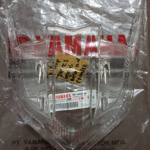 Kaca stop belakang yamaha jupiter z 1 fi injeksi besar putih mika lampu belakang original jupiter z1