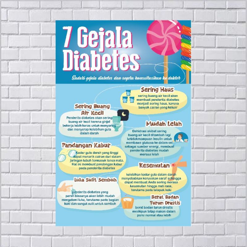 

Poster Kesehatan 7 Gejala Diabetes