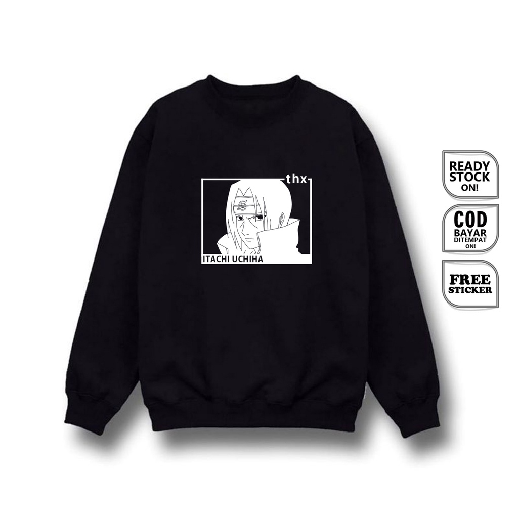 SWEATER ANIME MANGA ITACHI UCHIHA ANBU KONOHA UCHIHA CLAN NARUTO AKATSUKI SHINOBI SASUKE KISAME SIGN