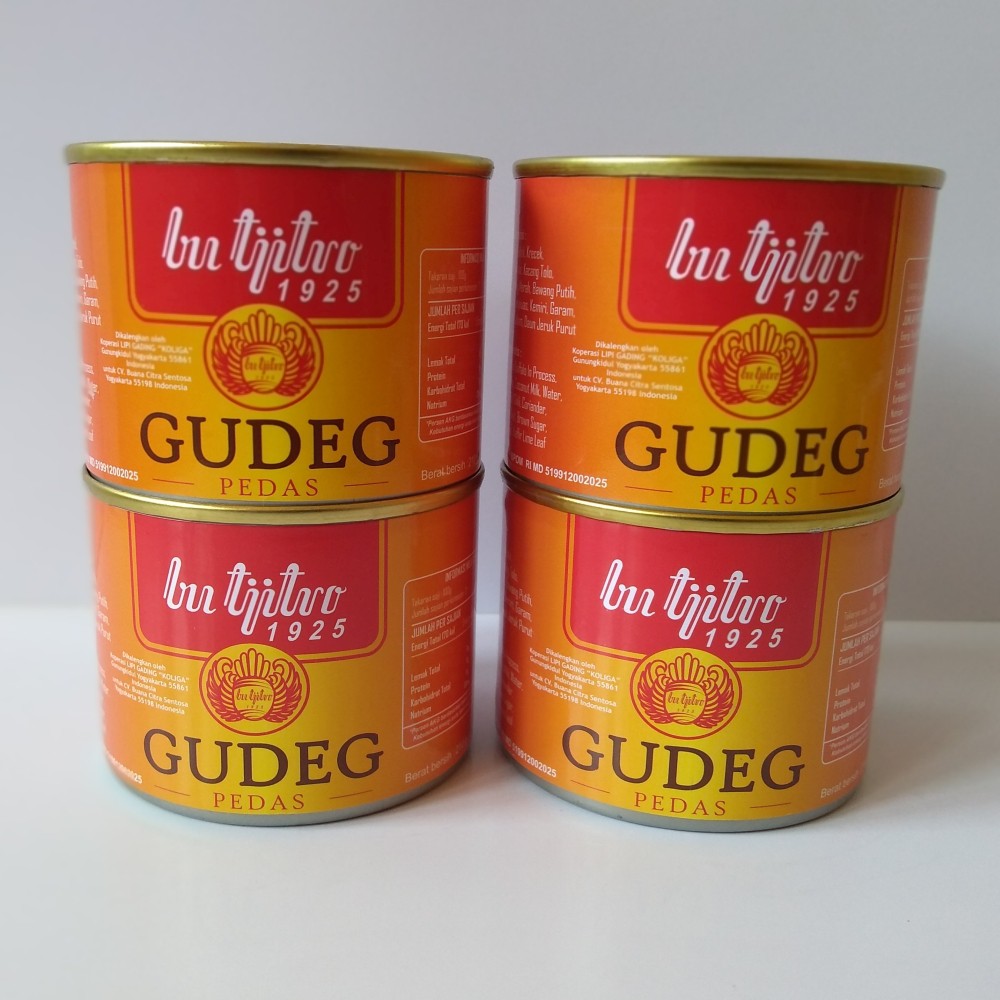 

Gudeg Kaleng Bu Tjitro Paket Hemat Varian Pedas 100% Asli Produksi Baru