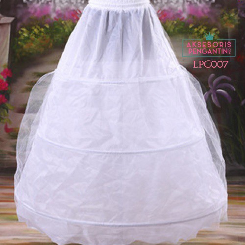 [STOCK TERBATAS] ROK NGEMBANG PETTICOAT GRADE A 3 RING PETIKUT PETICOAT PREMIUM LPC007