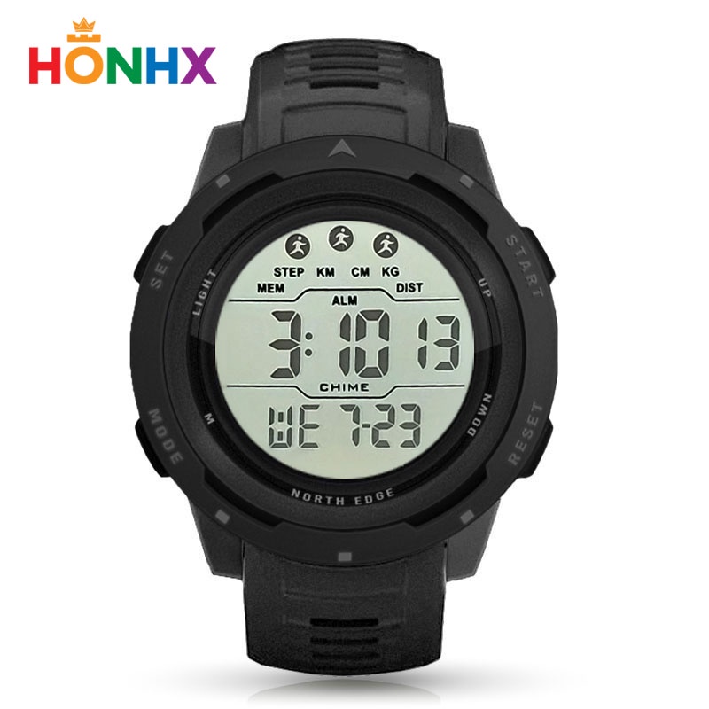 HONHX 2007 Jam Tangan Pria Digital Rubber WK-SBY