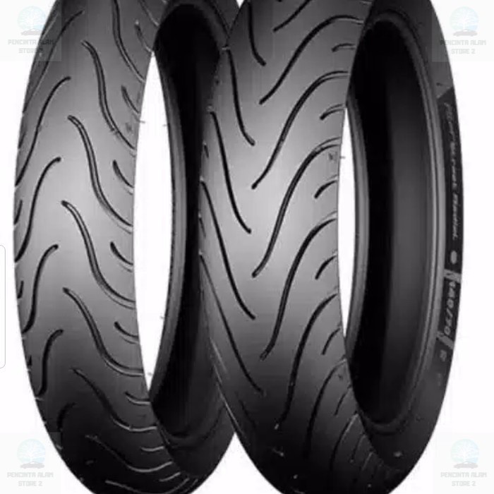 BAN MICHELIN PILOT STREET RING17 SEPASANG 100/80 130/70 BAN TUBLES.