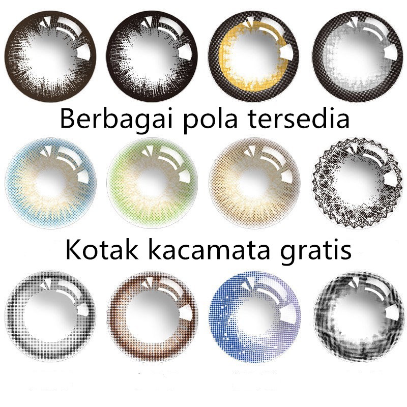 [✅COD] Sepasang Lensa kontak warna, lensa warna, diameter14-14.5MM, kadar air 38% soflens