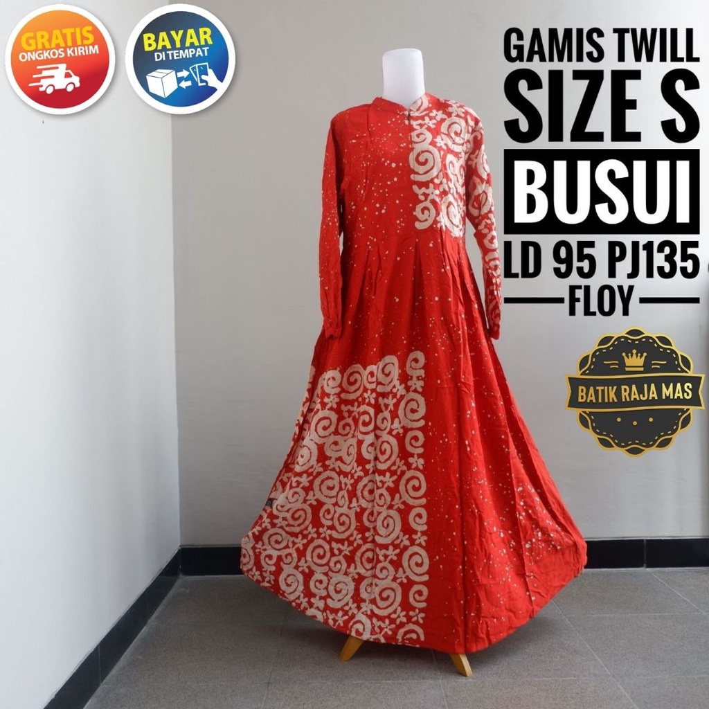 Gamis Abaya Turkey Rayon Twill Ori Pekalongan Wanita Dewasa Kekinian Terbaru Motif Batik Abstrak Bus