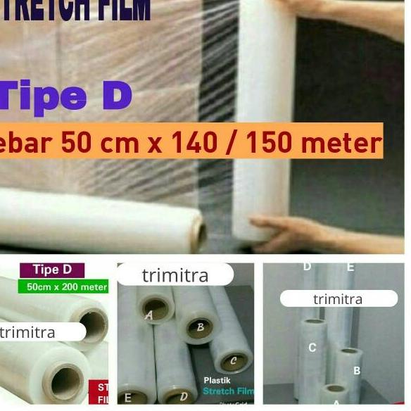 

☆ Plastik Stretch Film / Strech Film Wrapping Segel Shrink 50cmx140/150m ☈