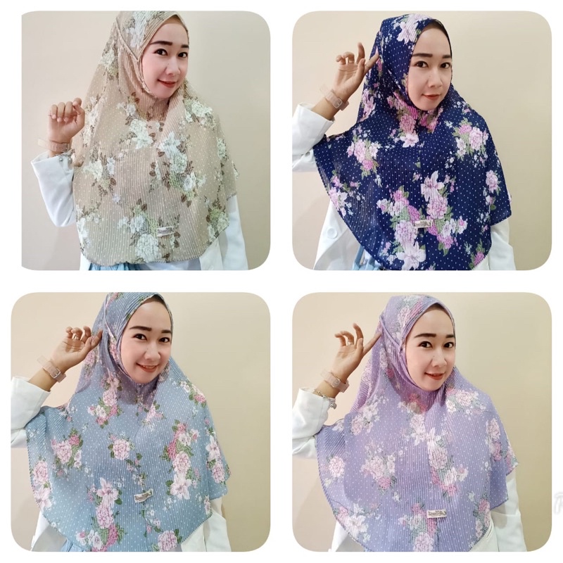 bergo plisket motif