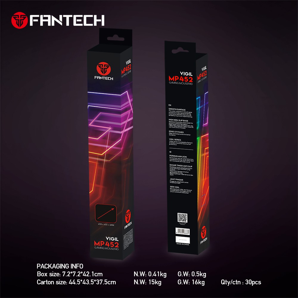 Mousepad Fantech Vigil MP-452 Mousepad (450x400x4mm)