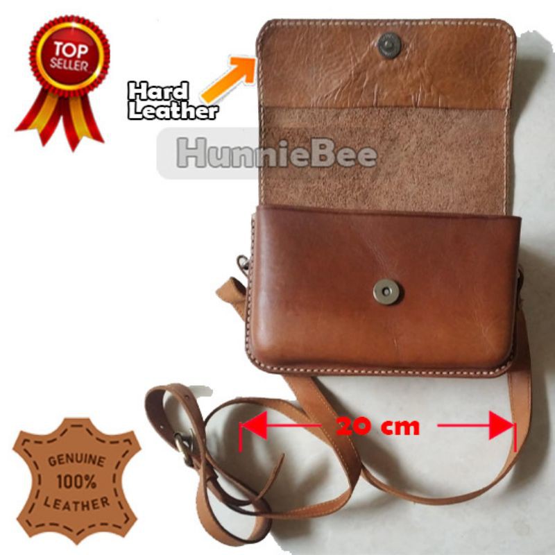 TAS KULIT SELEMPANG PUTRI 100% GENUINE LEATHER