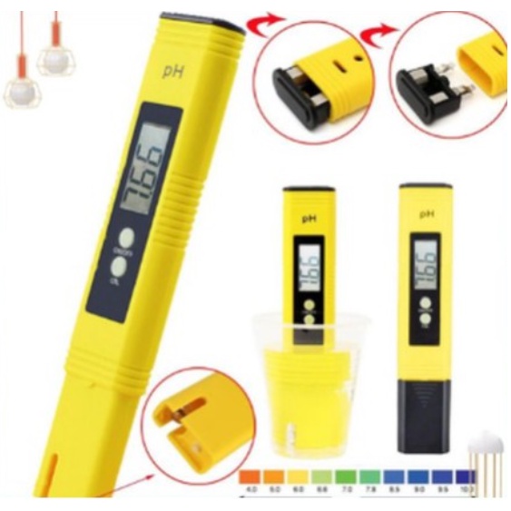 PH Meter TDS Meter Hidroponik TDS 3 Alat Pengukur PH Air tds meter pena dan ph meter Almina