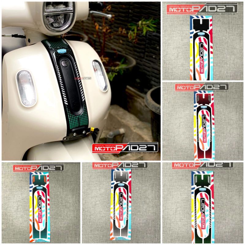 STICKER STIKER RESIN TIMBUL COVER DASI DEPAN YAMAHA FAZZIO 125 PREMIUM