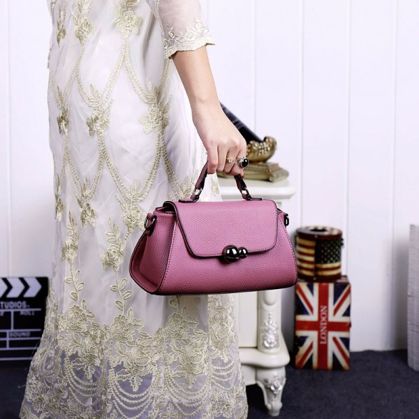 PREMIUM TAS DARK PINK WANITA JALAN KECIL SELEMPANG BAHU TOTE BAG JINJING JALAN