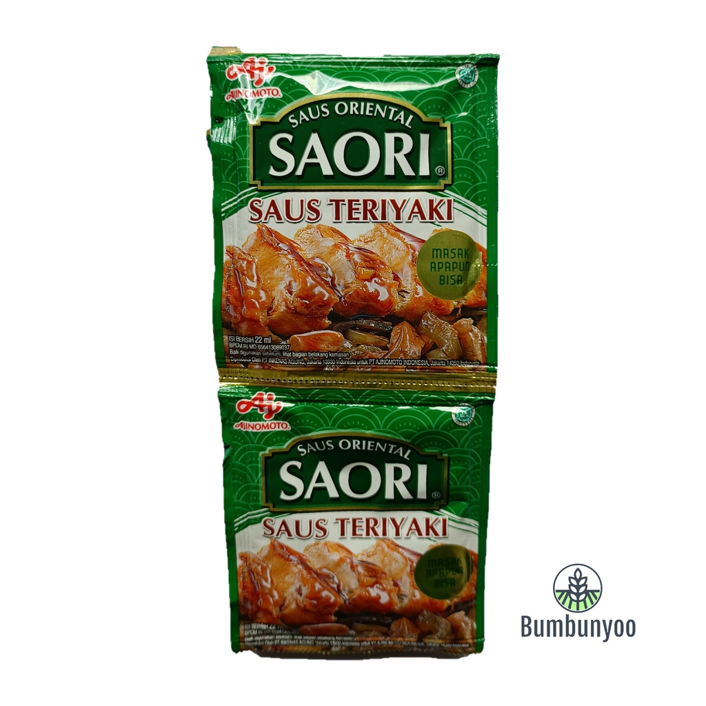 

Saori Saus Teriyaki | Ukuran 22 ml (Sachet )