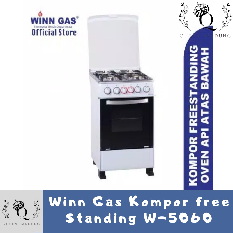 Winn Gas Komor Gas Freestanding W-5060 4 Tungku W5060