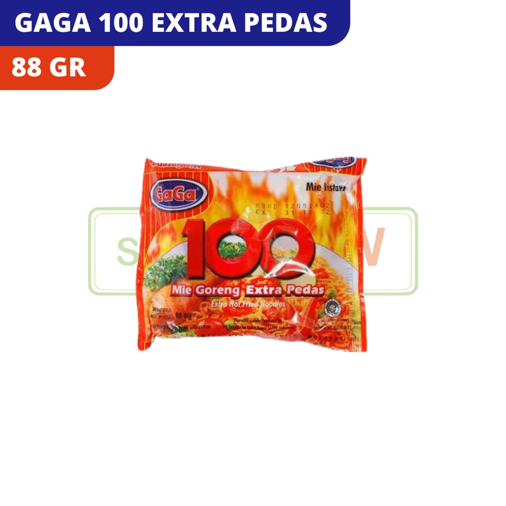 

GAGA 100 MIE GORENG EXTRA PEDAS 88GR