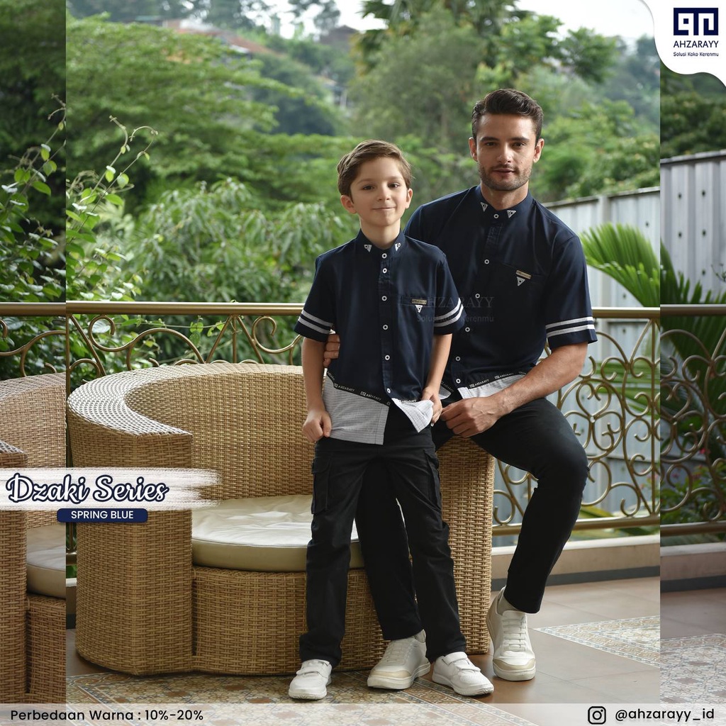 KOKO COUPLE DZAKY DZAKYA SPRING BLUE BY AHZARAYY/KOKO COUPLE