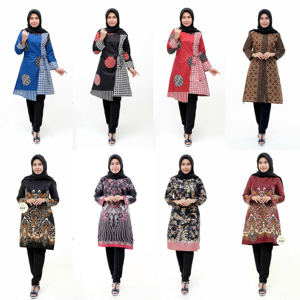 Jual Batik Dianputri Tunik Batik Wanita Motif Batik Dianputri Seragam