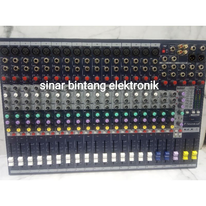 Mixer Soundcraft efx 16 mixer Soundcraft 16 channel 32fx