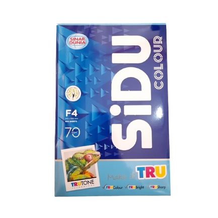 

KERTAS HVS SIDU F4 70 GRAM - FULL COLOR - BIRU