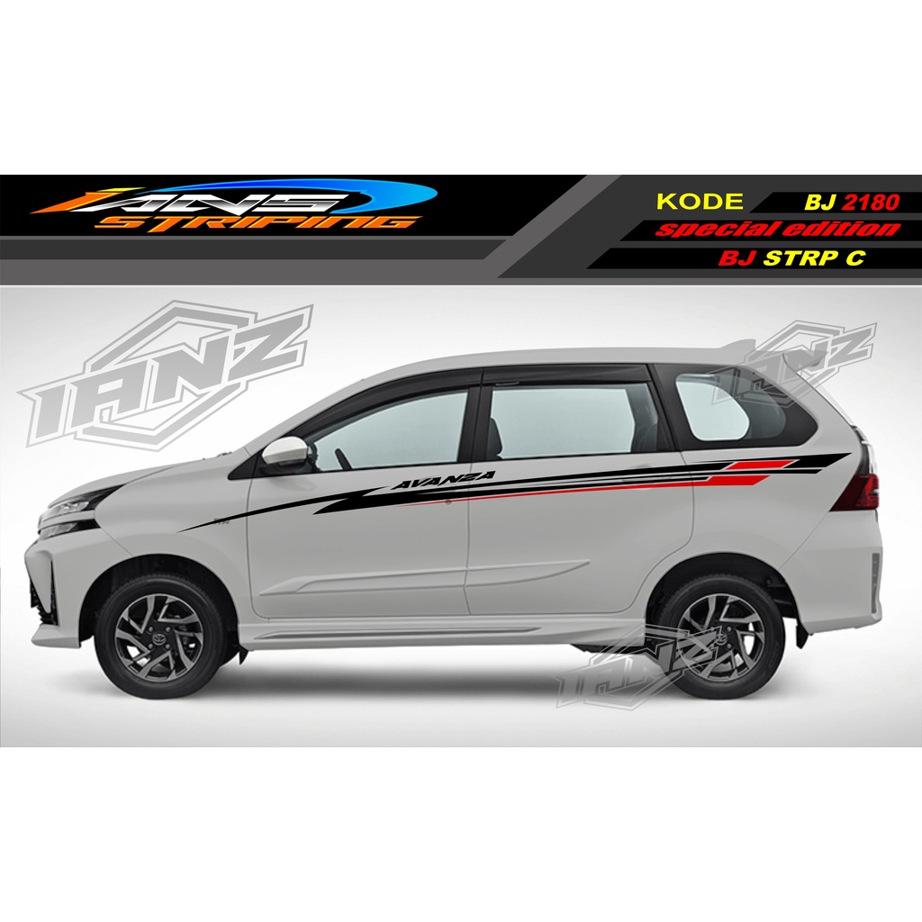 STICKER LIST BODY MOBIL AVANZA / STRIPING LIST BODY AVANZA XENIA / STICKER MOBIL XENIA / DECAL STIKER MOBIL AVANZA / STIKER MOBIL