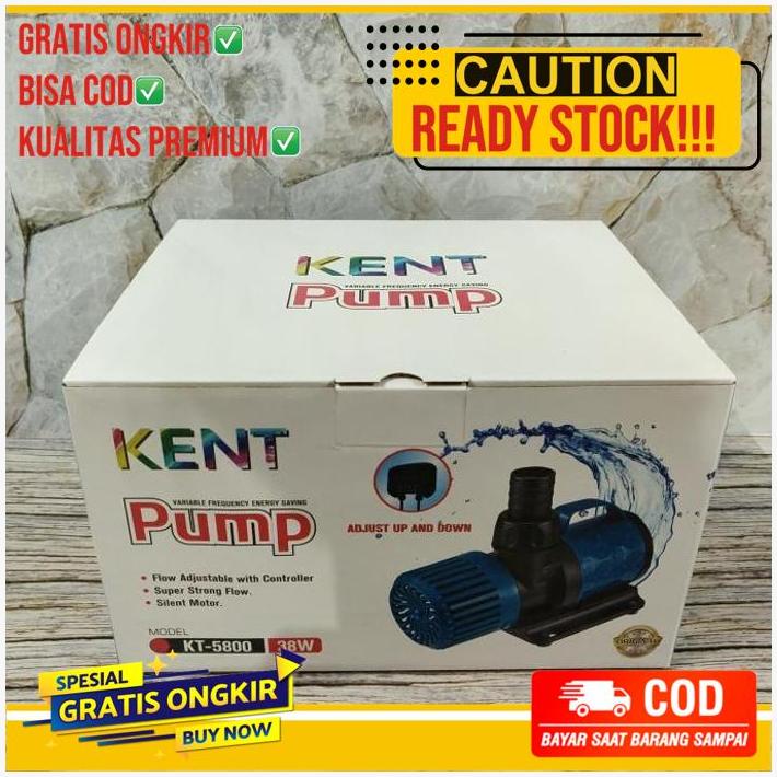 New Kent Kt-5800 Pompa Kolam Koi Hemat Listrik Tenaga Kuat