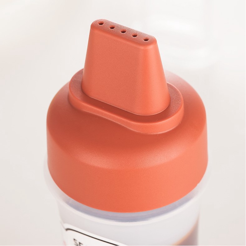 MOGYMOGY HL0357 Botol Dispenser Saos Cuka Minyak Mayonaise 3 Lubang 280ml Bahan Tebal Perlengkapan Dapur