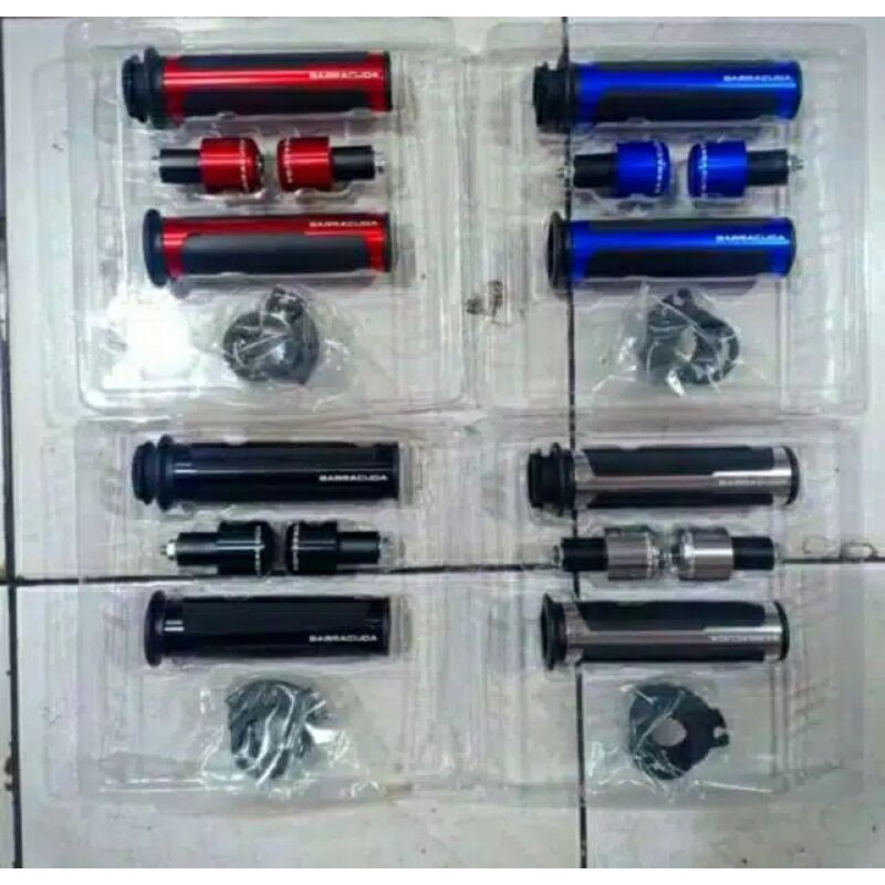 Handgrip Handfat motor +Jalu Stang BARRACUDA ORI CNC NMAX AEROX ADV PCX LEXI VIXION VARIO BEAT MIO