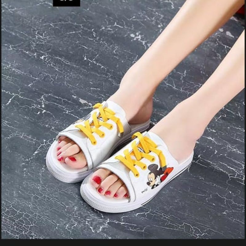 sandal selop wanita mickey la04