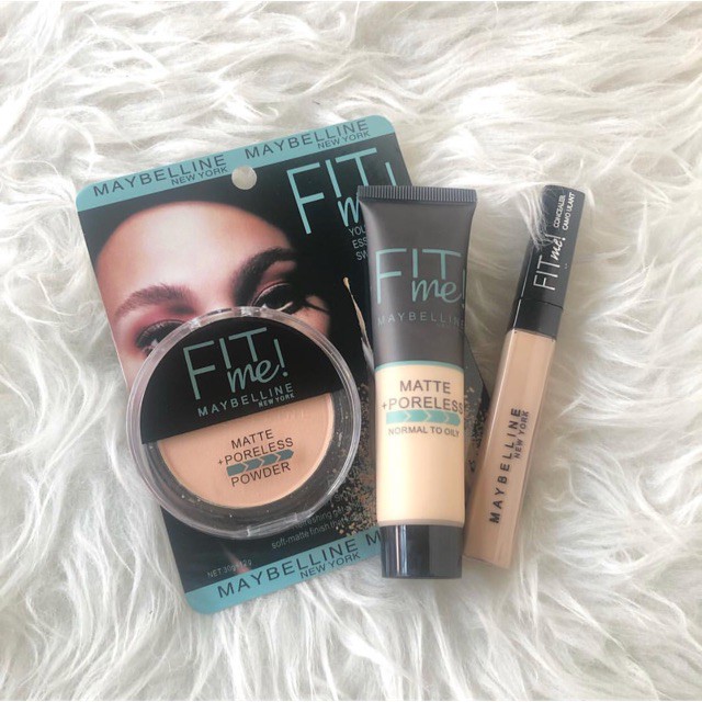 Maybelline Fit Me Set 2in1 Bedak &amp; Foundation