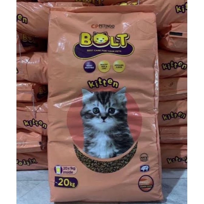 BOLT 20 KG - Makanan Kucing Kering