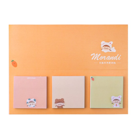

J2 - Sticky notes Morandi Memo tempel animal set ja