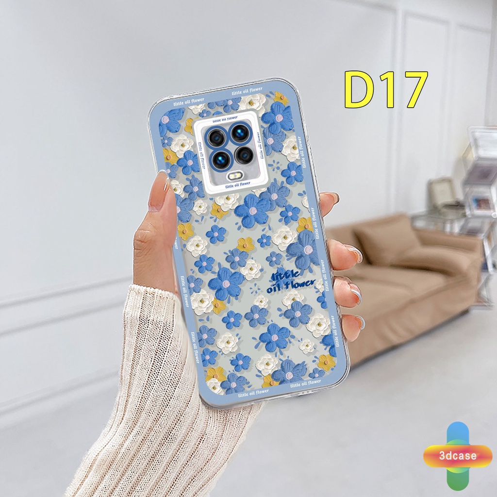 Soft TPU Case Xiaomi Redmi Note 9 8 10 10S 9 10 PRO MAX 11 9S Xiaomi Redmi POCO C3 C31 X3 NFC X3 PRO Redmi 9C NFC 9A 9i 9T 9AT 9ACTIV 9 PRO Power 10X POCO M2 PRO 10 Prime Shockproof little oil flower Camera Lens Protection Phone Case