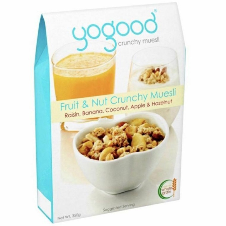 

YOGOOD FRUIT & NUT CRUNCHY MUESLI 350GR
