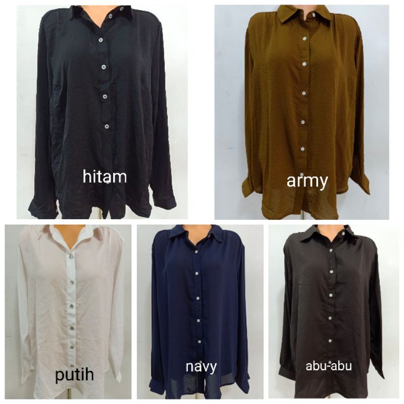 KEMEJA wanita polos H*M
