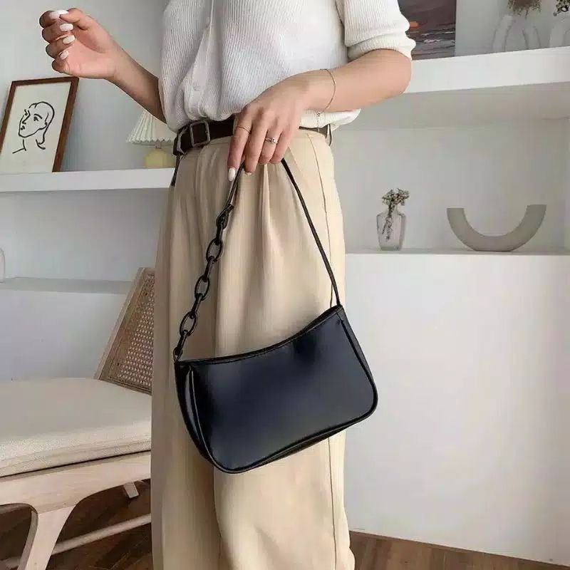 TAS SELEMPANG WANITA TAS RETRO RANTAI FASHION WANITA FASHION KOREA MURAH