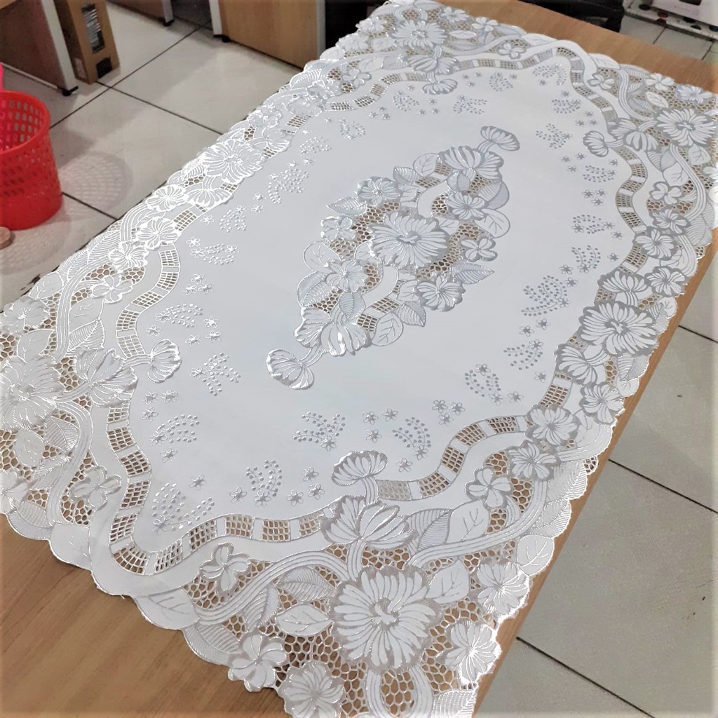 SHENAR- BISA COD TAPLAK MEJA PVC 120X60 CM|TABLE MAT | ALAS PIRING MAKAN|TAPLAK MEJA RUANG TAMU|TAPLAK MEJA TAHAN AIR Oilproof Cover Meja Table Mat Besar &amp; Kecil