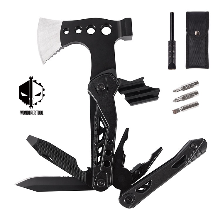 WONDERER TOOL MQ042-1 15 in 1 Multitools Survival Camping Folding Tool