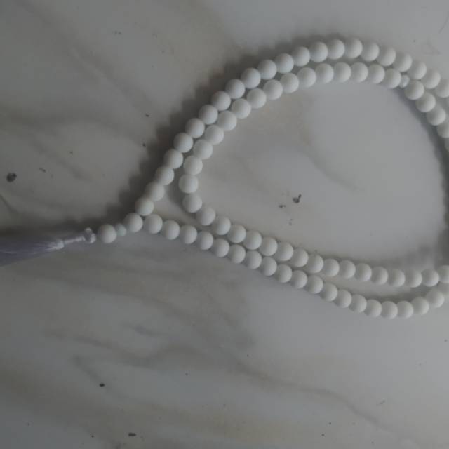 Tasbih giok putih