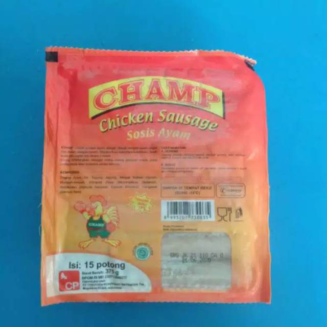 

Sosis champ 375 gr kartonan