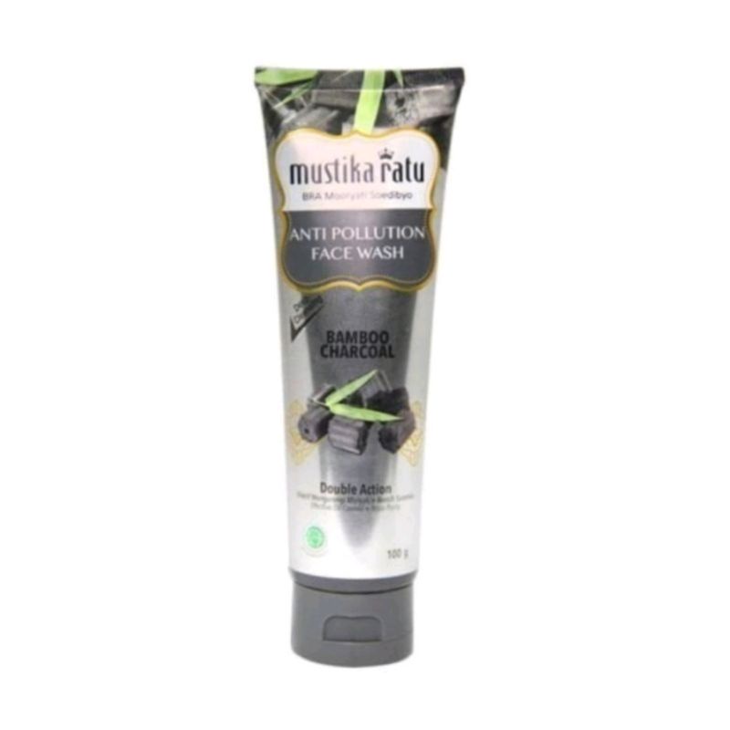 mutika ratu anti pollution face wash 100 g