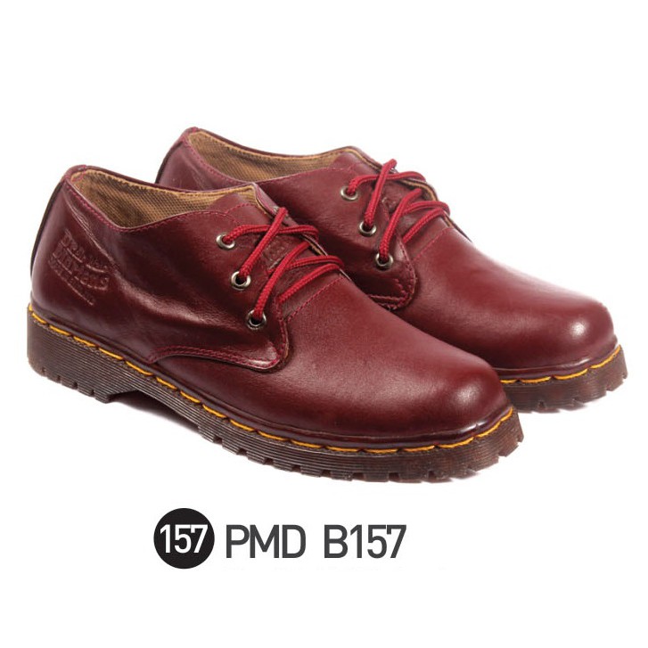 sepatu boots wanita, sepatu boots cewek, sepatu boots docmart wanita, boot docmart kulit PMD B157