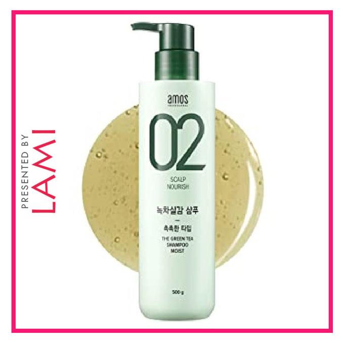[withlami] AMOS PROFESSIONAL - Feel the Green Tea Shampoo (500g)