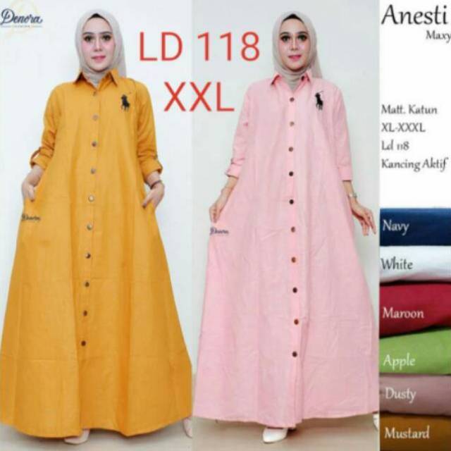 baju gamis jumbo size xxxl