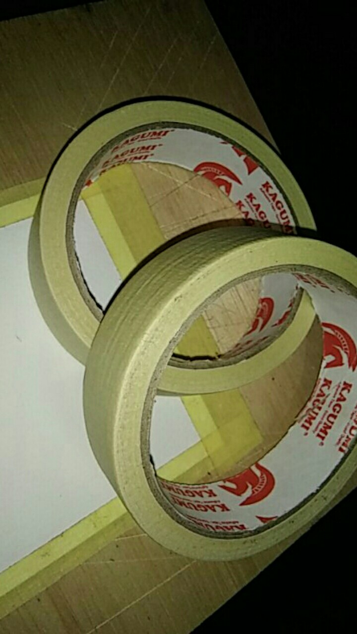 Masking Tape 24 Mm 21 Meter Kagumi - Lakban Kertas 1 Inch