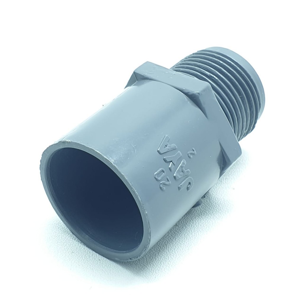 Jaya ORI Valve Socket 3/4&quot; TS PVC / Sock Drat Luar 3/4 Inch / Sok Drat Luar 3/4&quot;