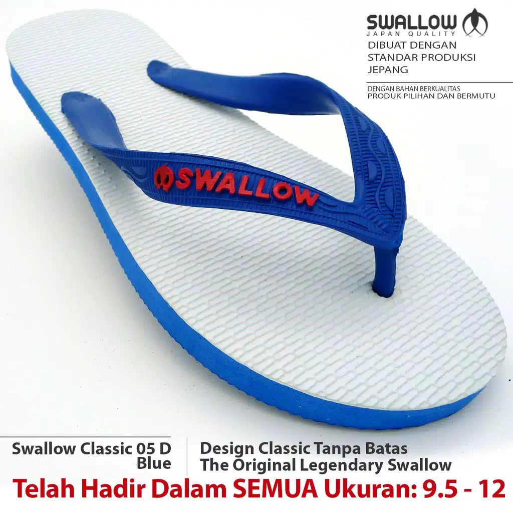 (COD) Sandal Jepit Karet Swallow 05 Classic Murah