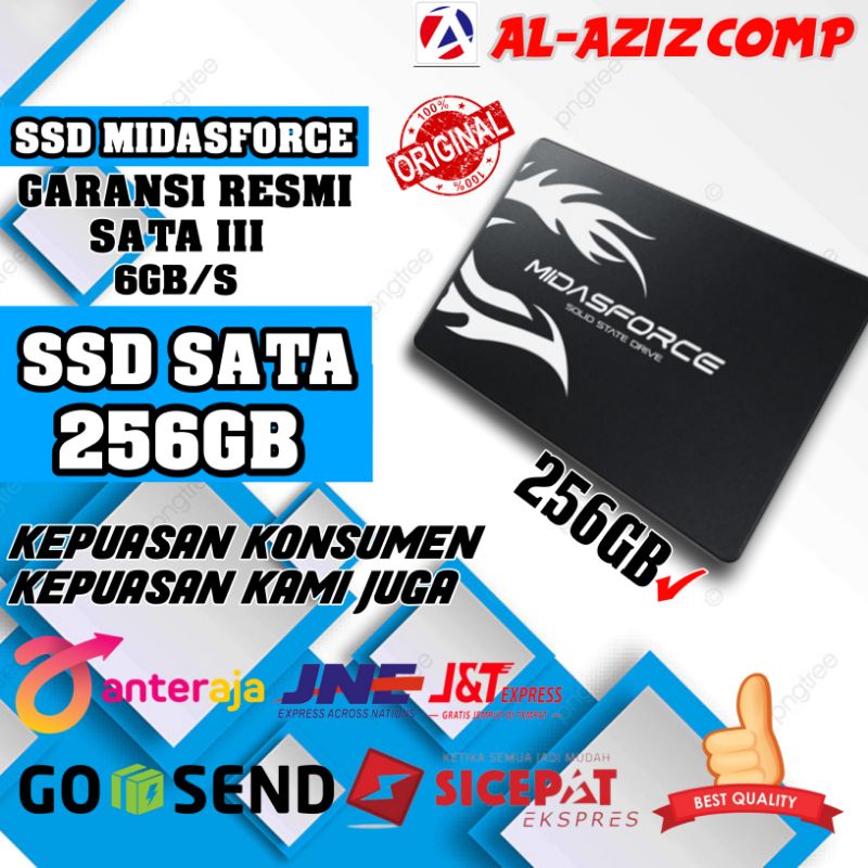 SSD MIDASFORCE 256GB SATA III RESMI