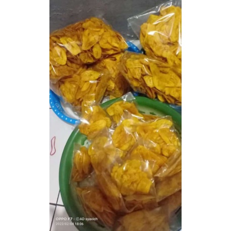 kripik pisang manis - kripik pisang enak renyah - kripik pisang khas wonosalam jombang