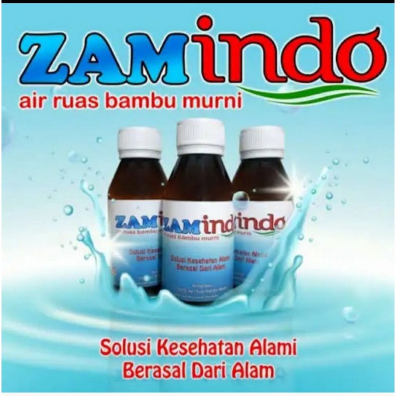 Zamindo Air Ruas Bambu Murni Asli Herbal Indonesia