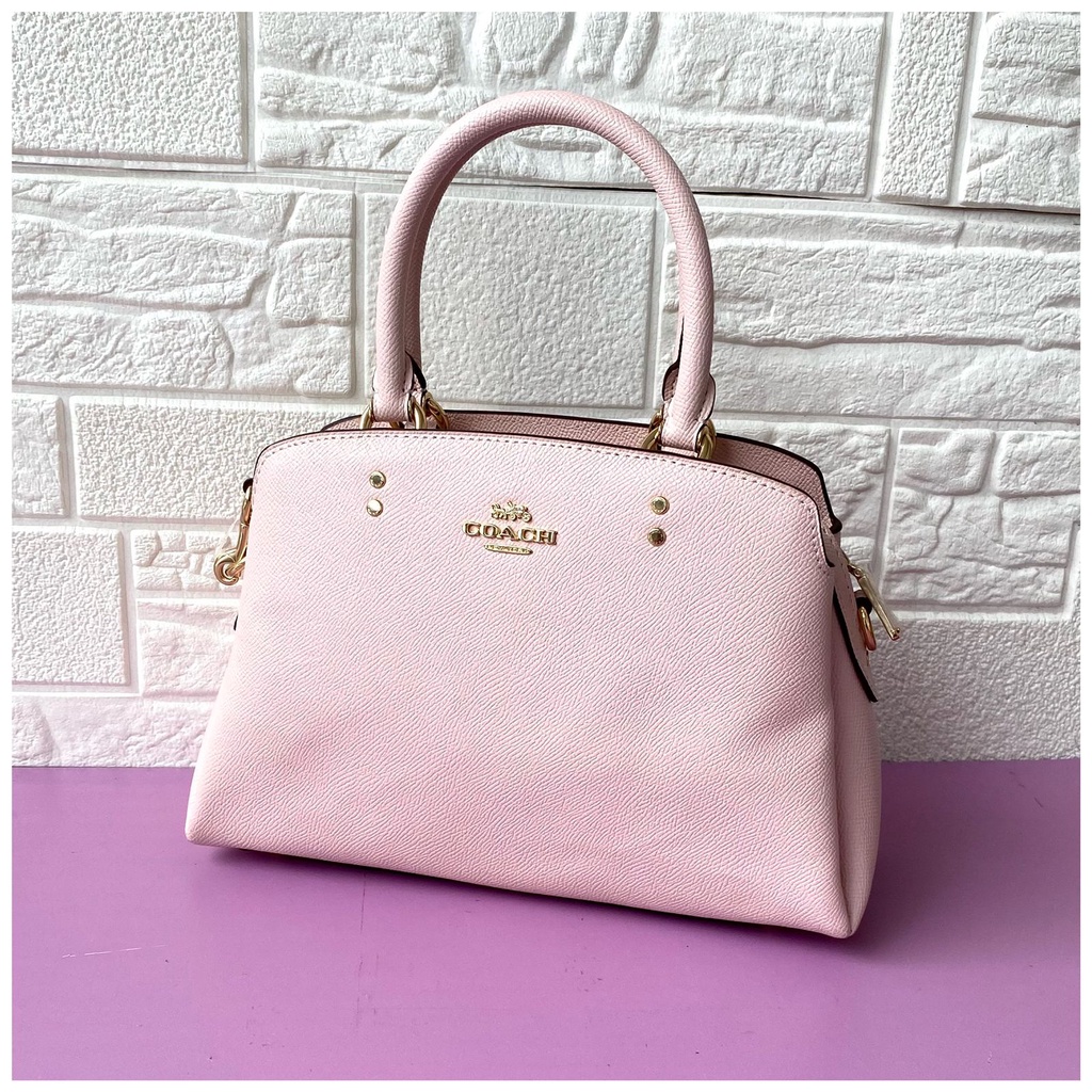 Tas Wanita Branded Coach Lillie Carryall Pale Pink - 100% Original - Hopestead Store